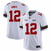 Ohio State Buckeyes 12 Cardale Jones 12 White Diamond Nike Logo College Football Jersey Dzhi,baseball caps,new era cap wholesale,wholesale hats